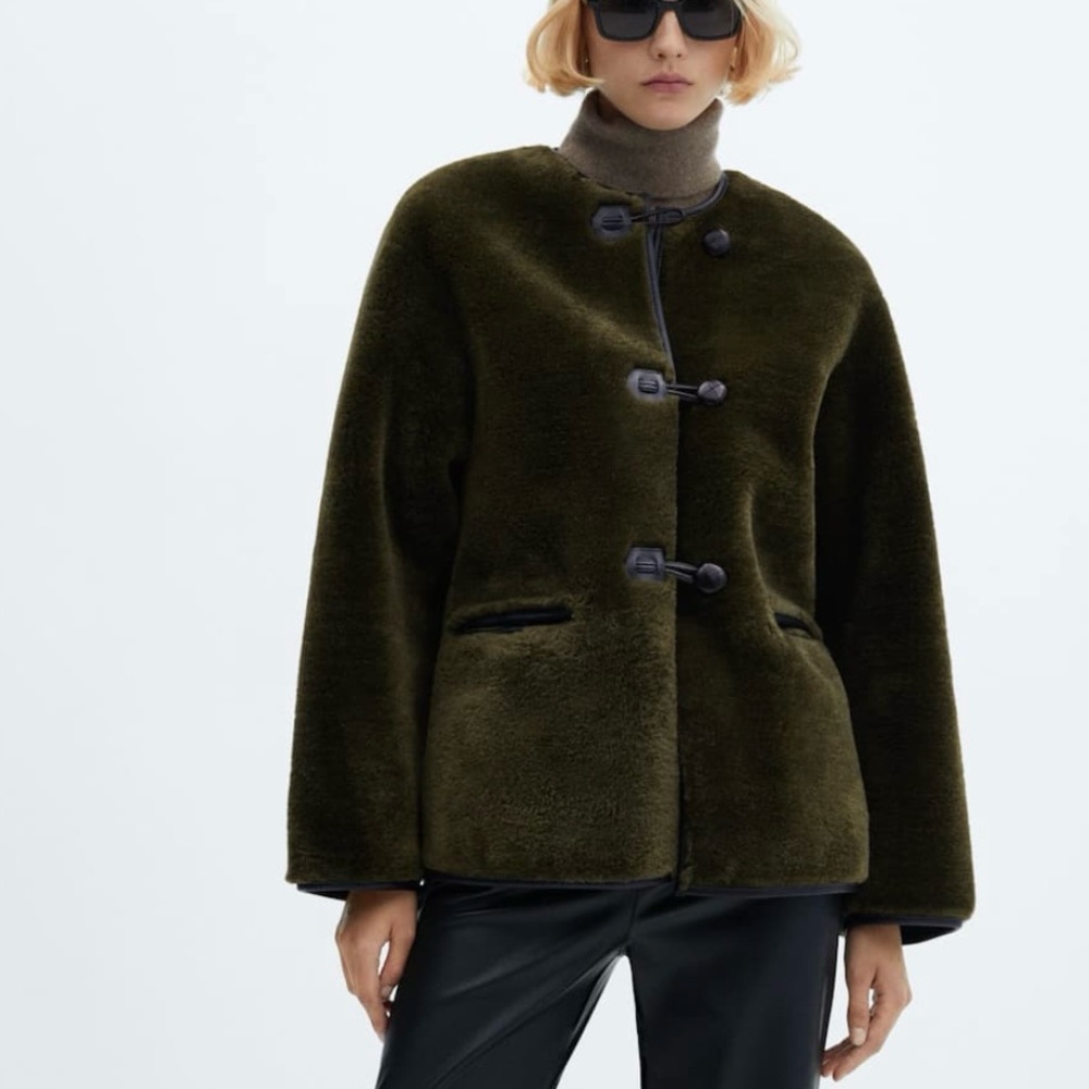 Mango Fur Effect Coat